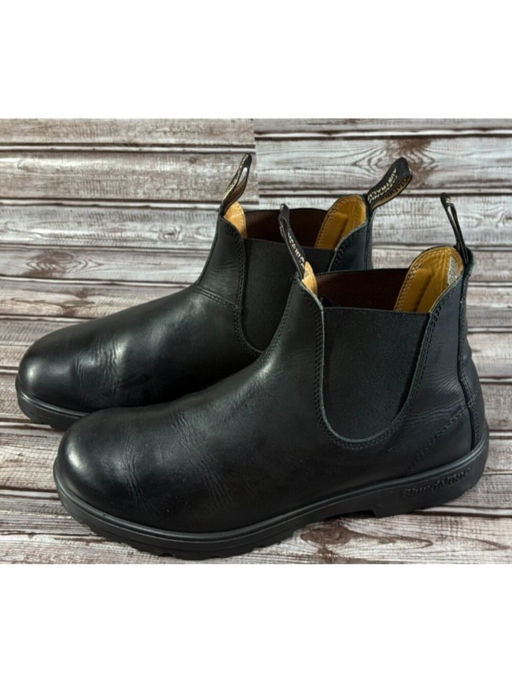 Blundstone 510 Black Leather Chelsea Boots Sz 10 color black Water Resistant
